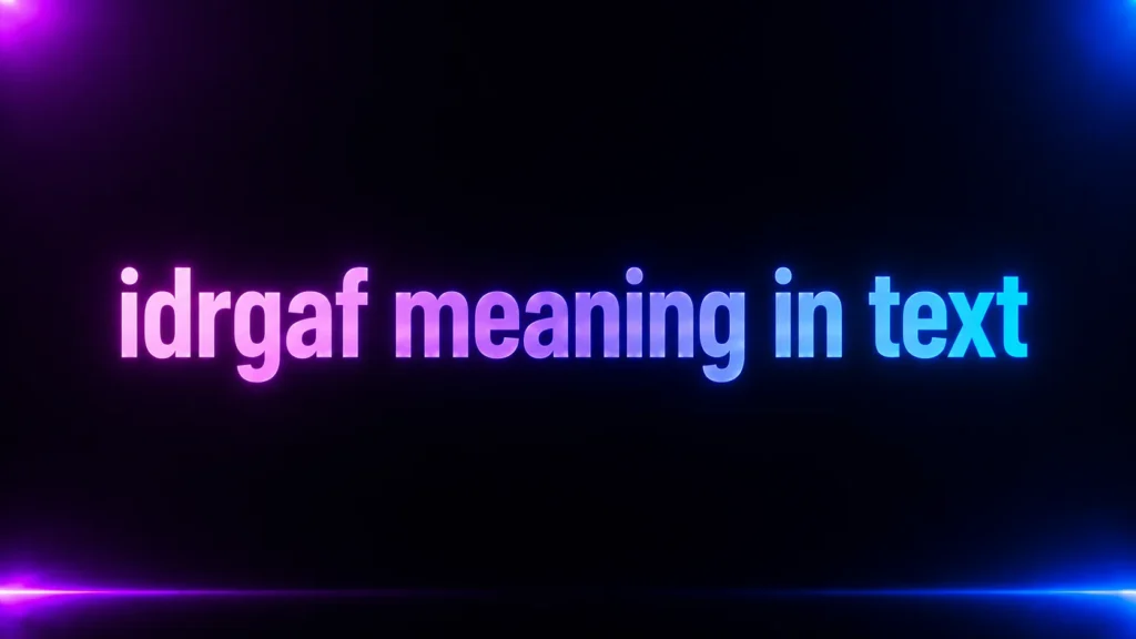 IDRGAF Meaning in Text: What It Really Means and Why the Tone Matters