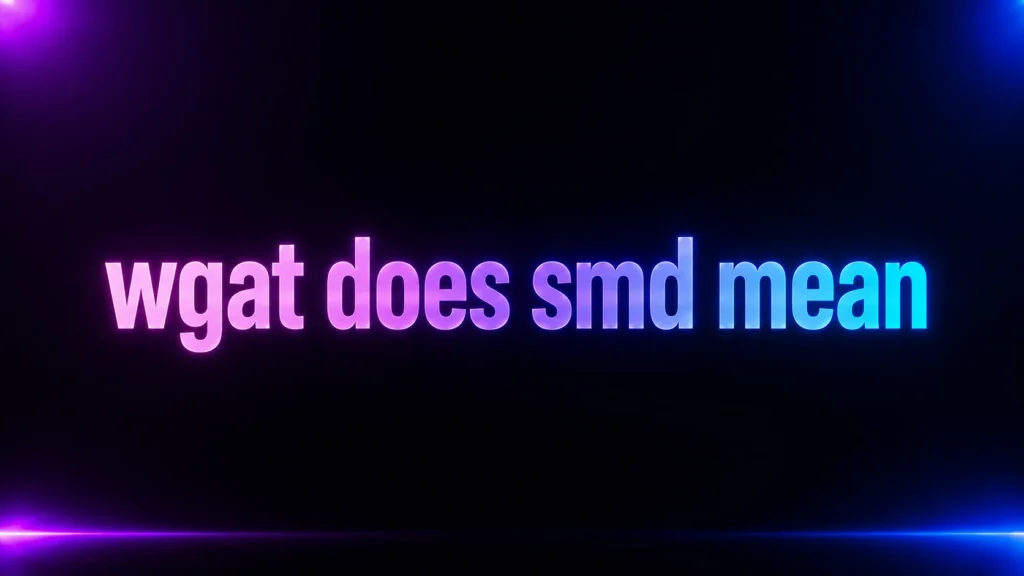 What Does SMD Mean in Text? The Real Meaning, Tone, and How to Respond